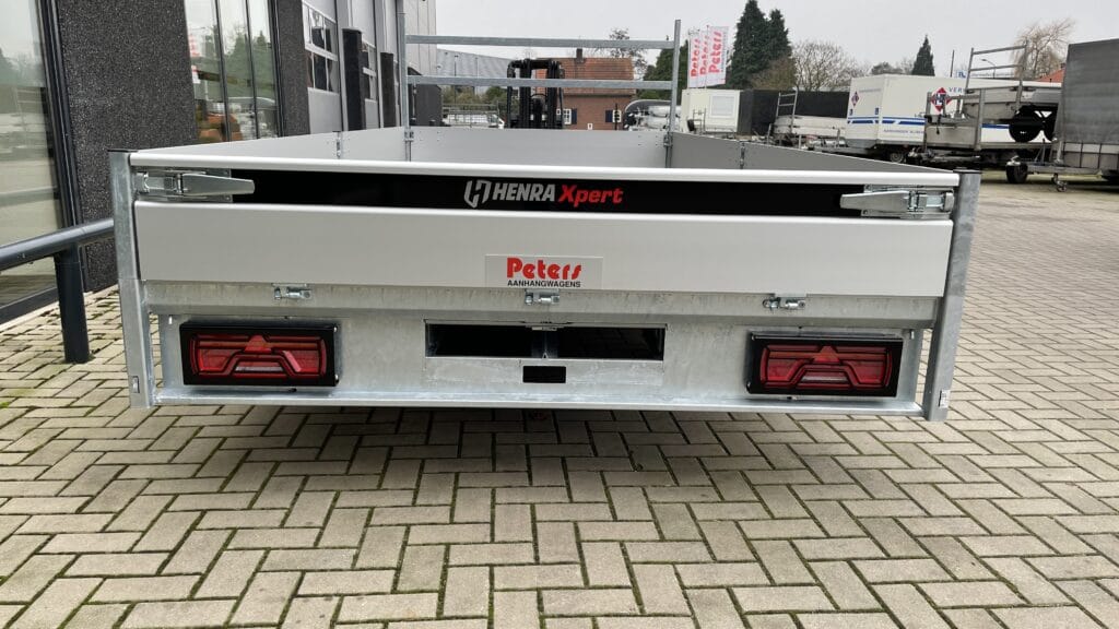 Henra Plateauwagen 3500 453x202 Xpert Met 3 Assen 1500 Kg Uitvoering